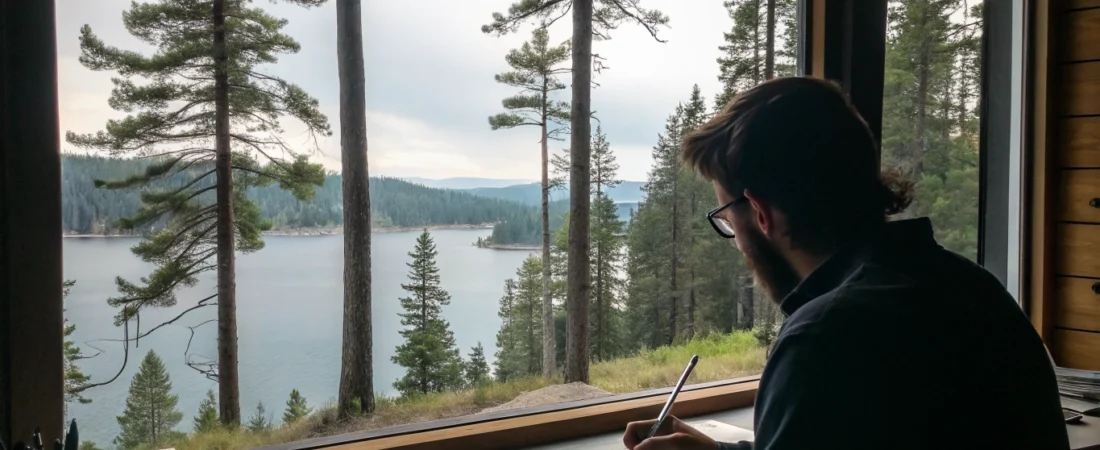 Creating a Calm and Literary Environment: The Whispering Pines Studio Experience